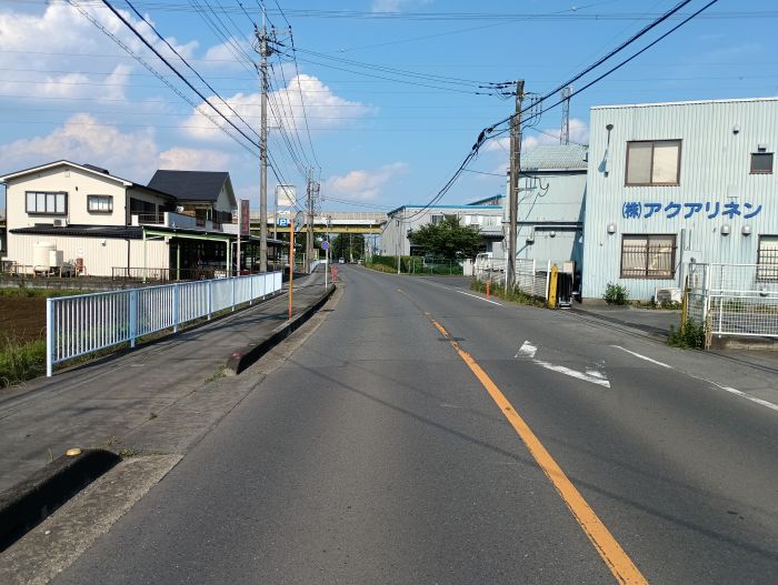 武蔵高萩駅からの道のり案内5